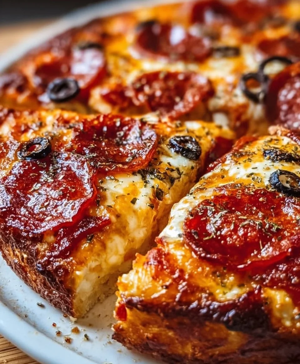 Pizza Cottage Cheese Bake