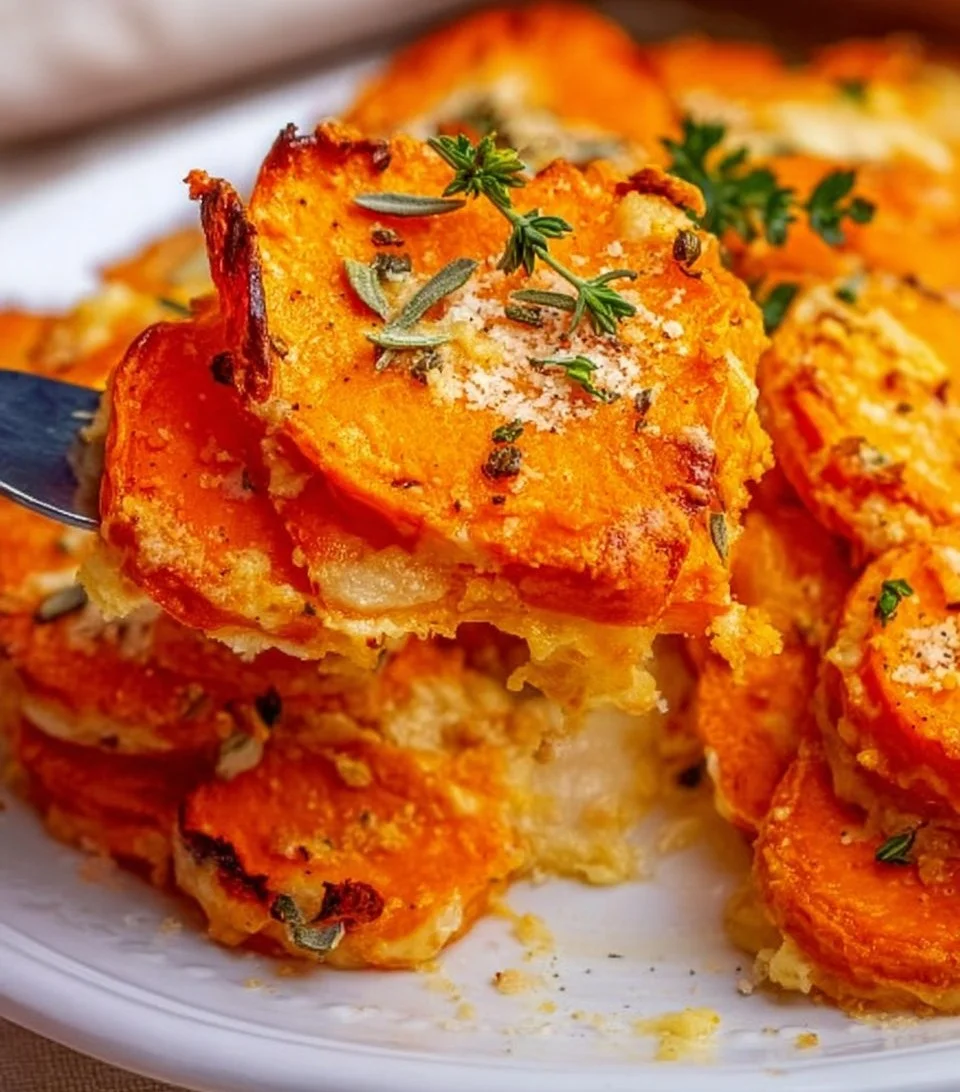 Scalloped Sweet Potatoes