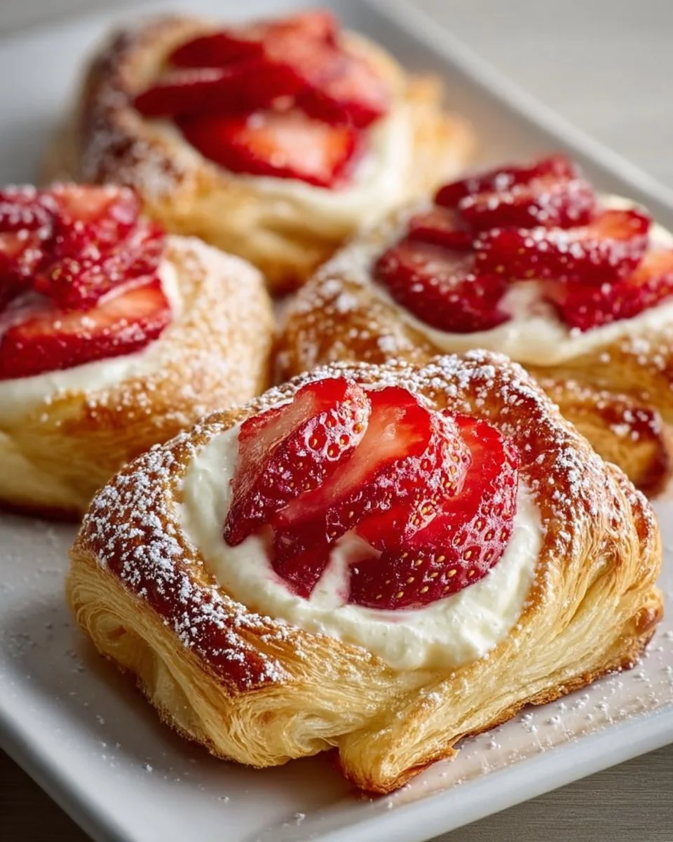 Strawberry Cream Cheese Danish