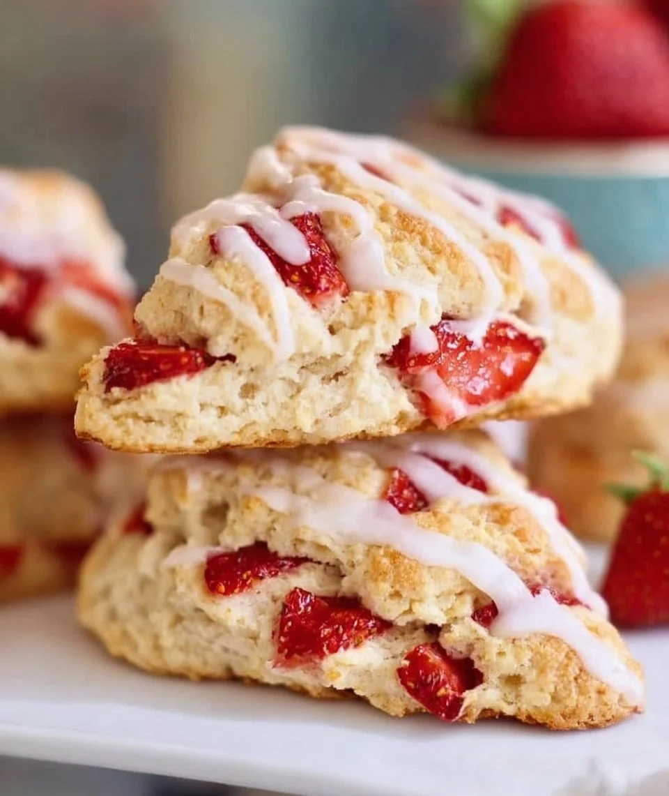 Strawberry Scones