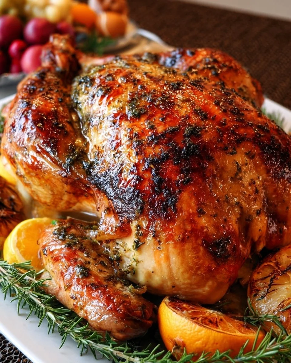 Thanksgiving Turkey with Herb Butter