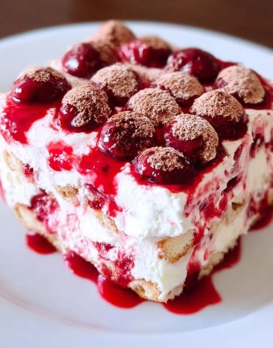 Cherry Amaretto Tiramisu