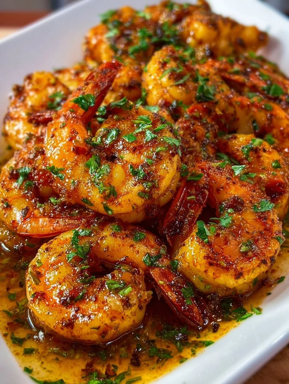 Easy Spicy Voodoo Shrimp Skillet