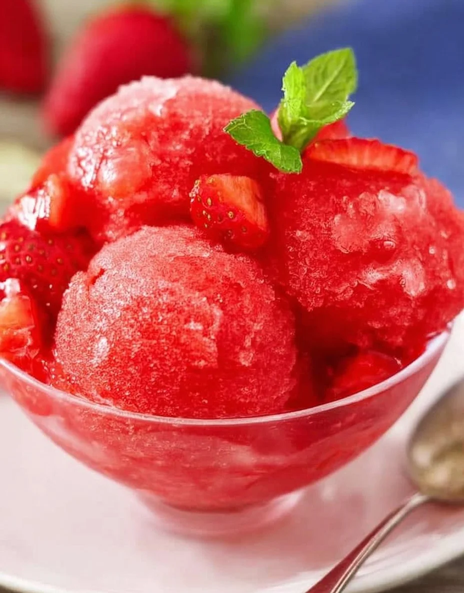 Strawberry Sorbet