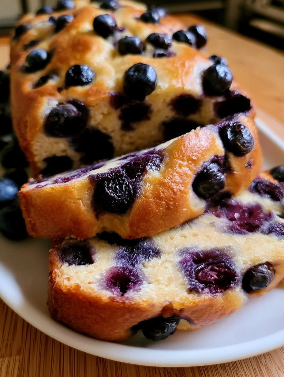 Pain aux bleuets à l’érable