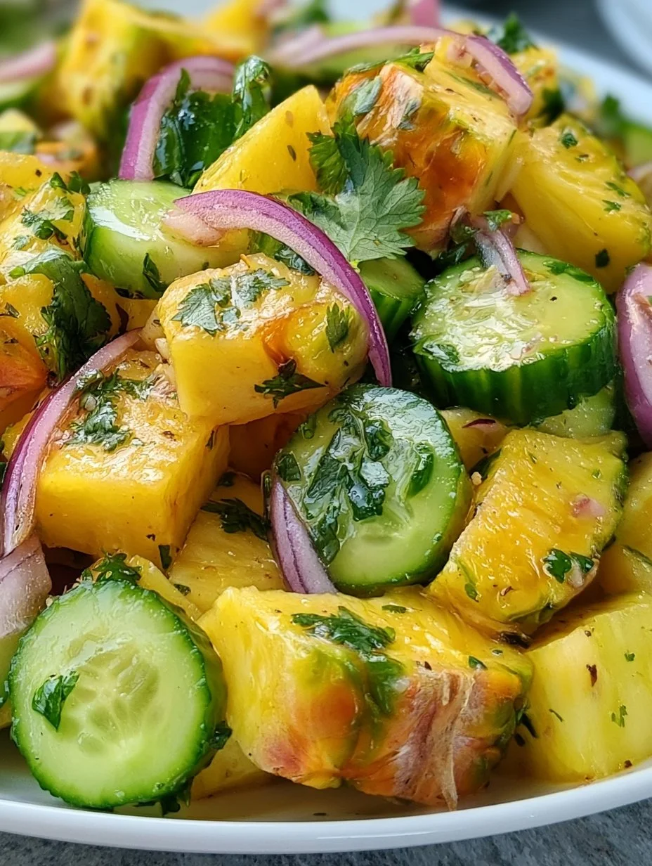 Salade Ananas Concombre