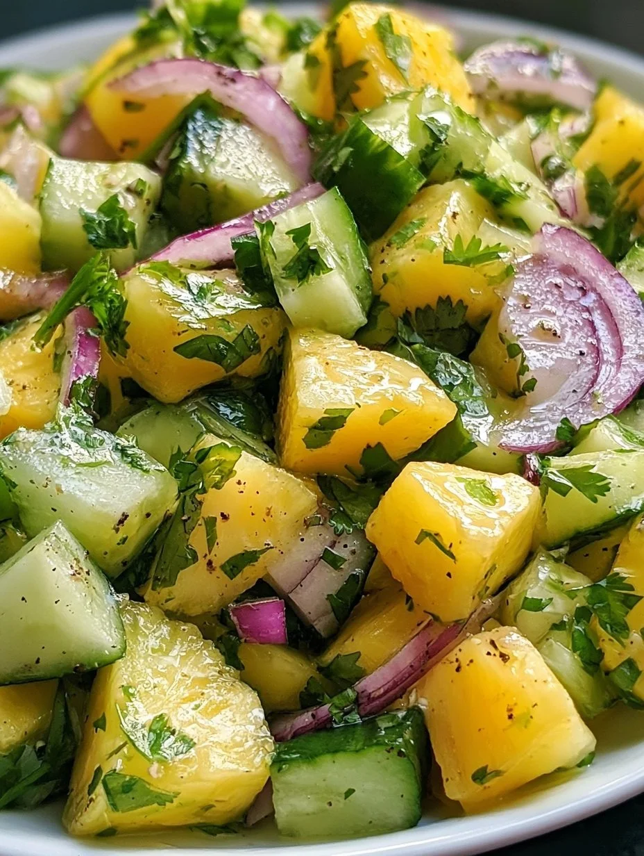 Salade Ananas Concombre