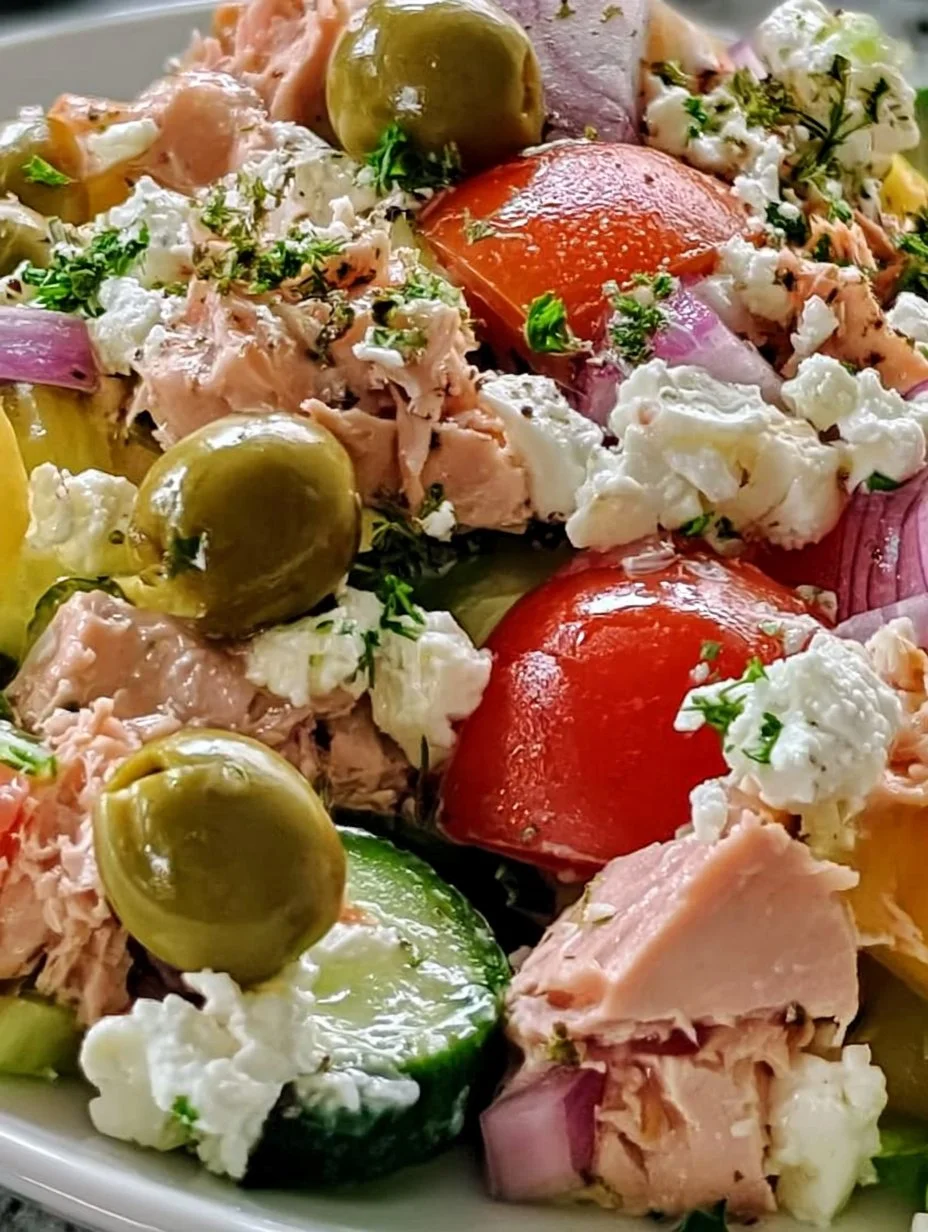 Salade thon méditerranéenne