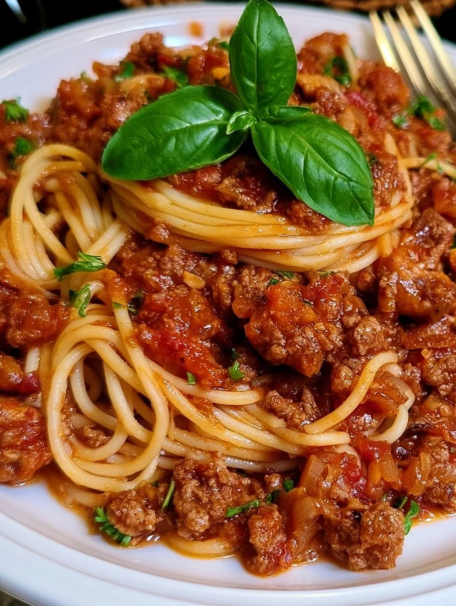 Sauce à spaghetti sucrée