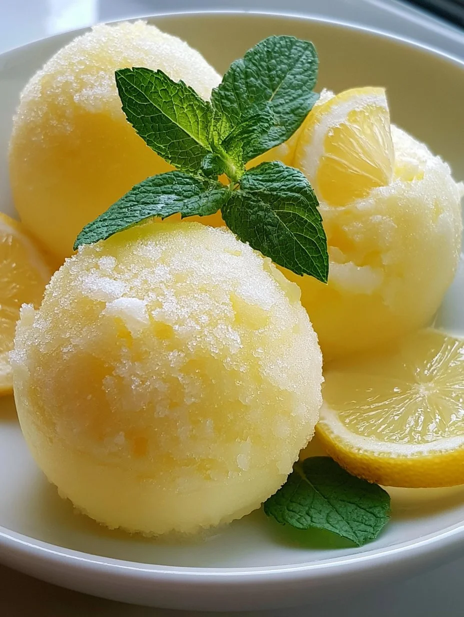 Sorbet Citron Maison