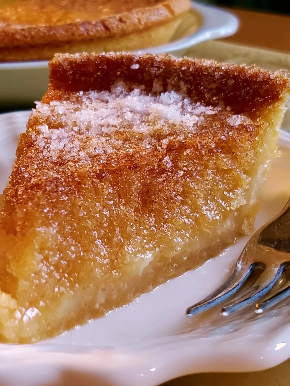 Tarte au sucre impossible