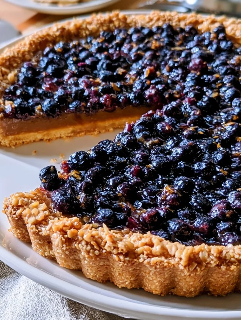 Tarte aux bleuets et à l’érable