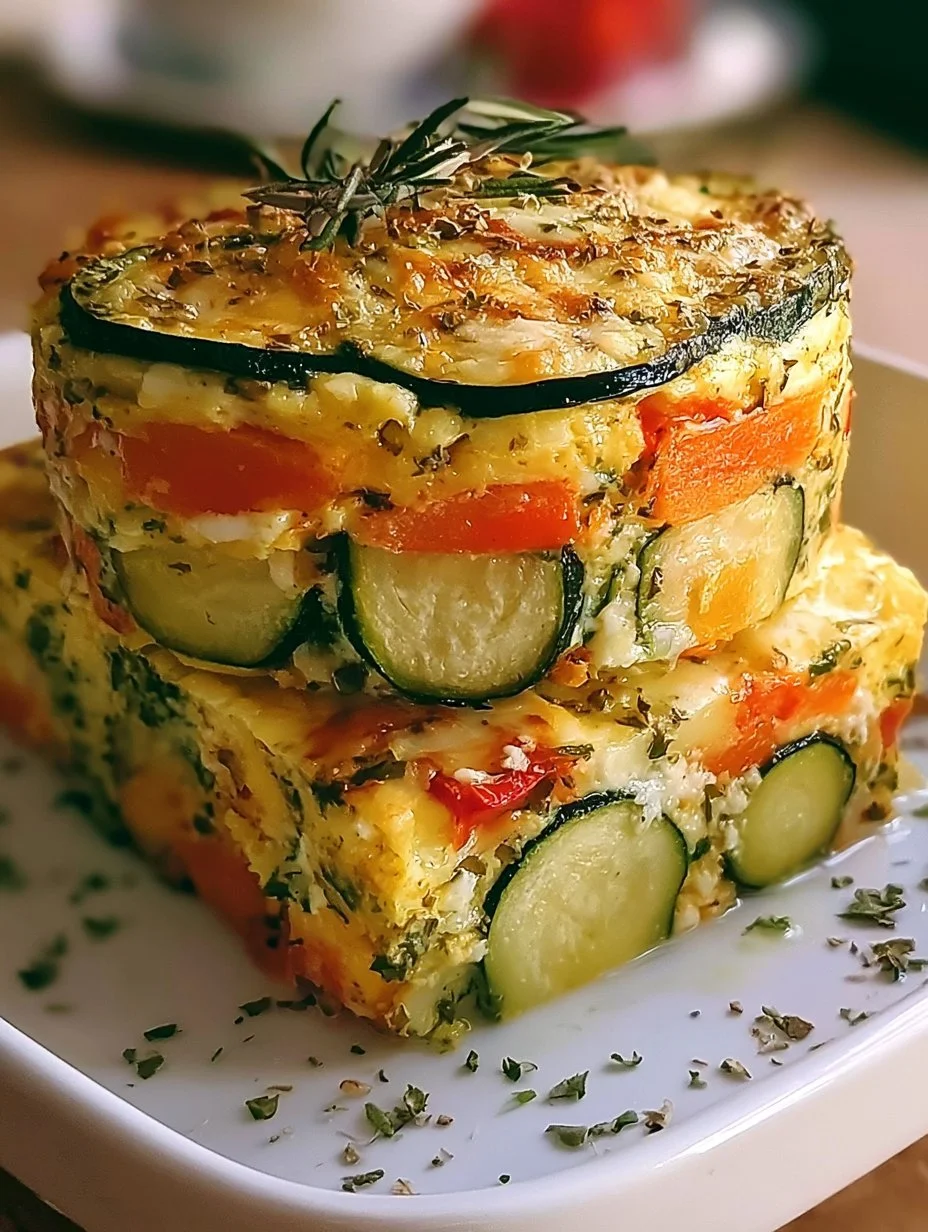 Terrine de légumes sablés au parmesan