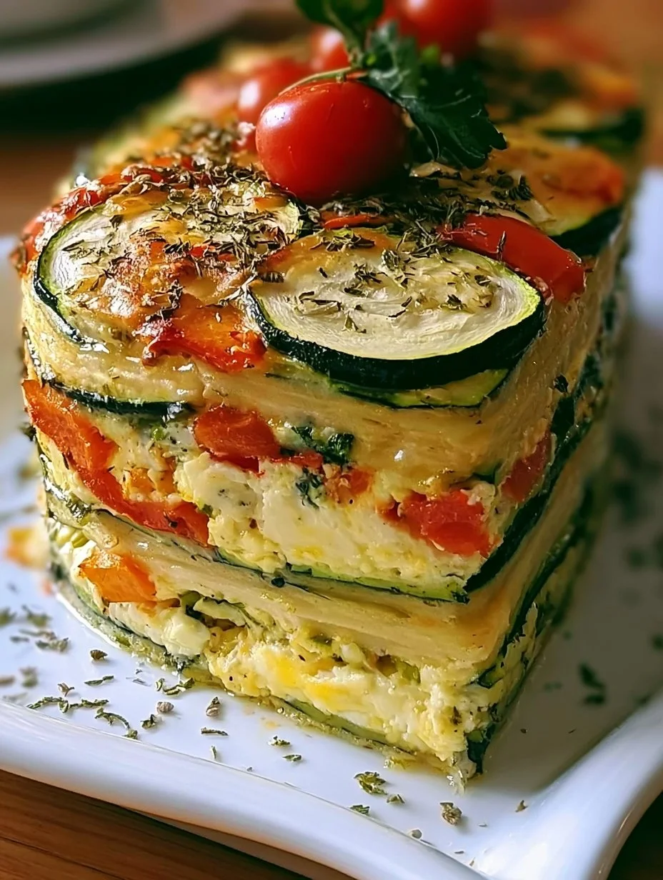 Terrine de légumes sablés au parmesan