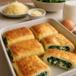 Croque-monsieur roulés aux épinards et à la ricotta